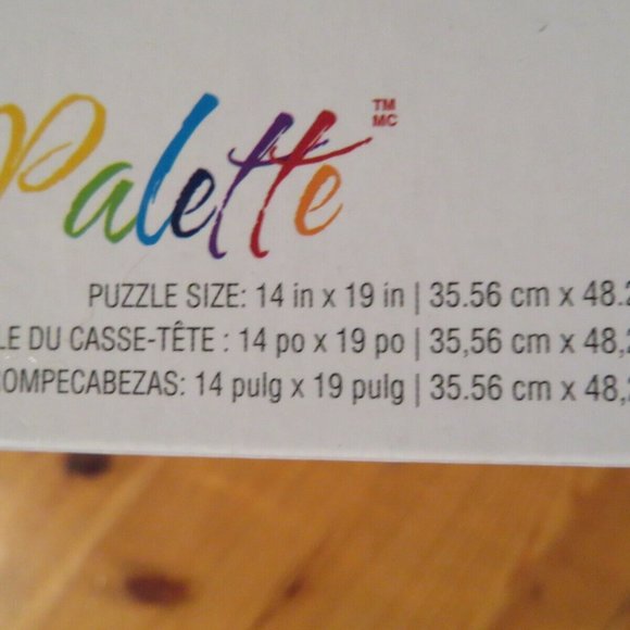 SEALED Sure-Lox TRAIN Crossing Painters Palette 500 Piece Jigsaw (P143) - Picture 2 of 2